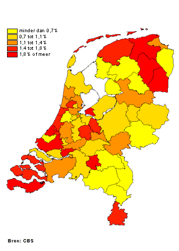 Economic growth rate highest in Groningen and the Hague